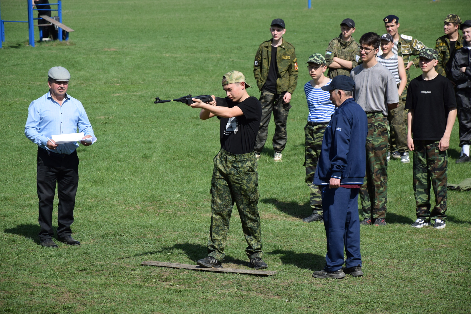 Маргарита Гимазетдинова  В селе Бураево состоялся муниципальный этап военно-патриотической игры «Зарница»
