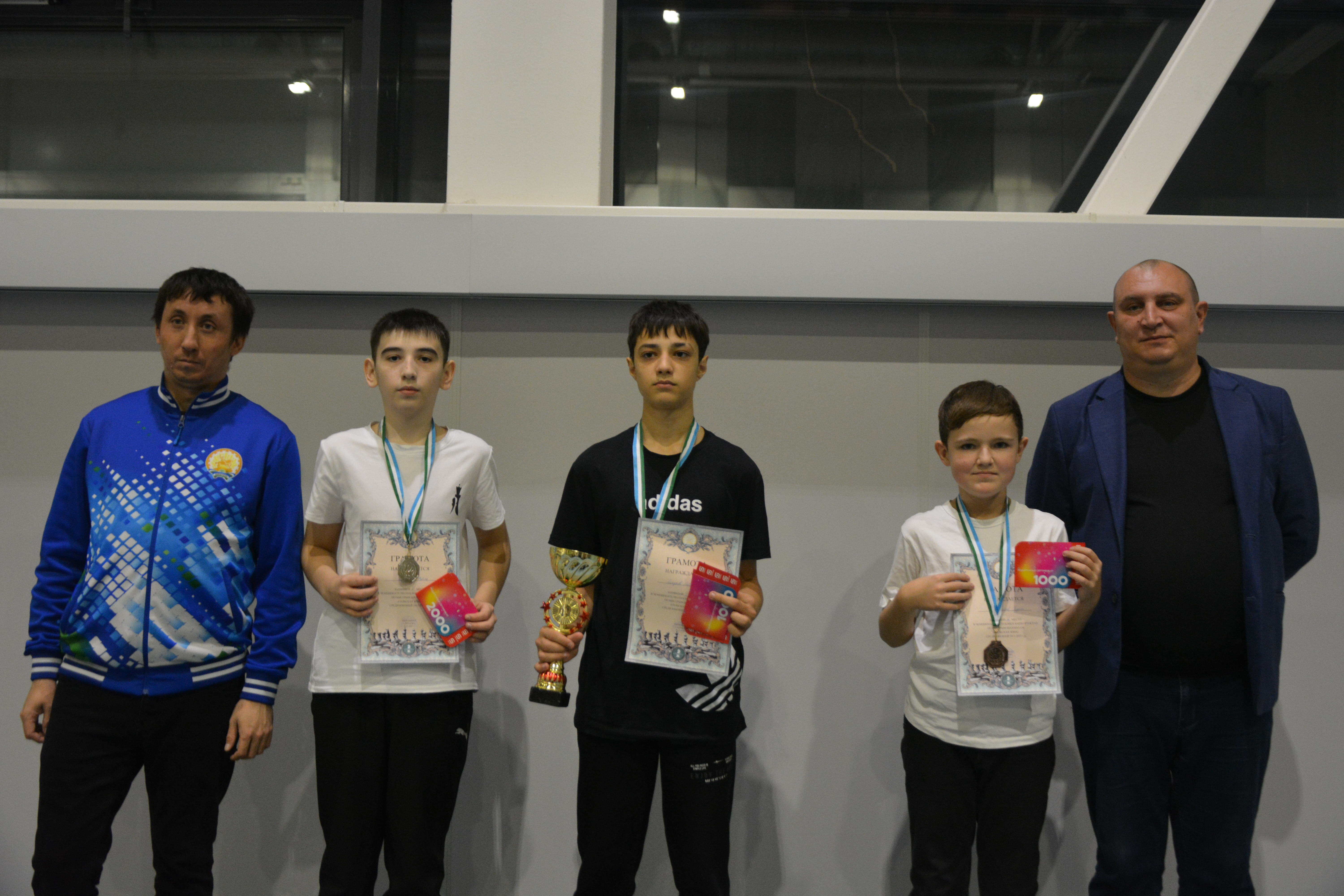 В Бураево завершился чемпионат по шахматам