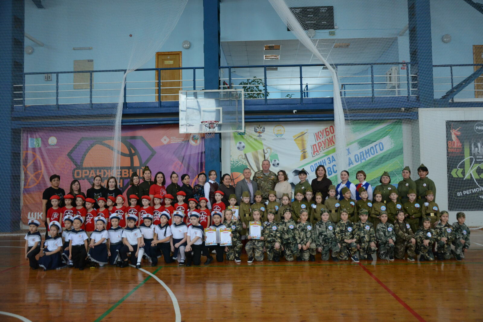 В Бураево состоялся районный конкурс смотра строя и песни