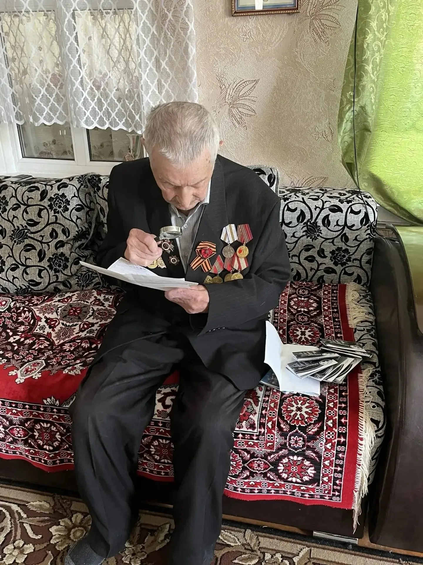 «Волонтёры Победы» поздравили ветеранов ВОВ