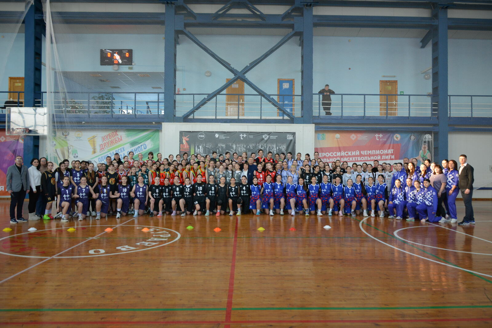 В Бураево состоялось торжественное открытие соревнований по баскетболу