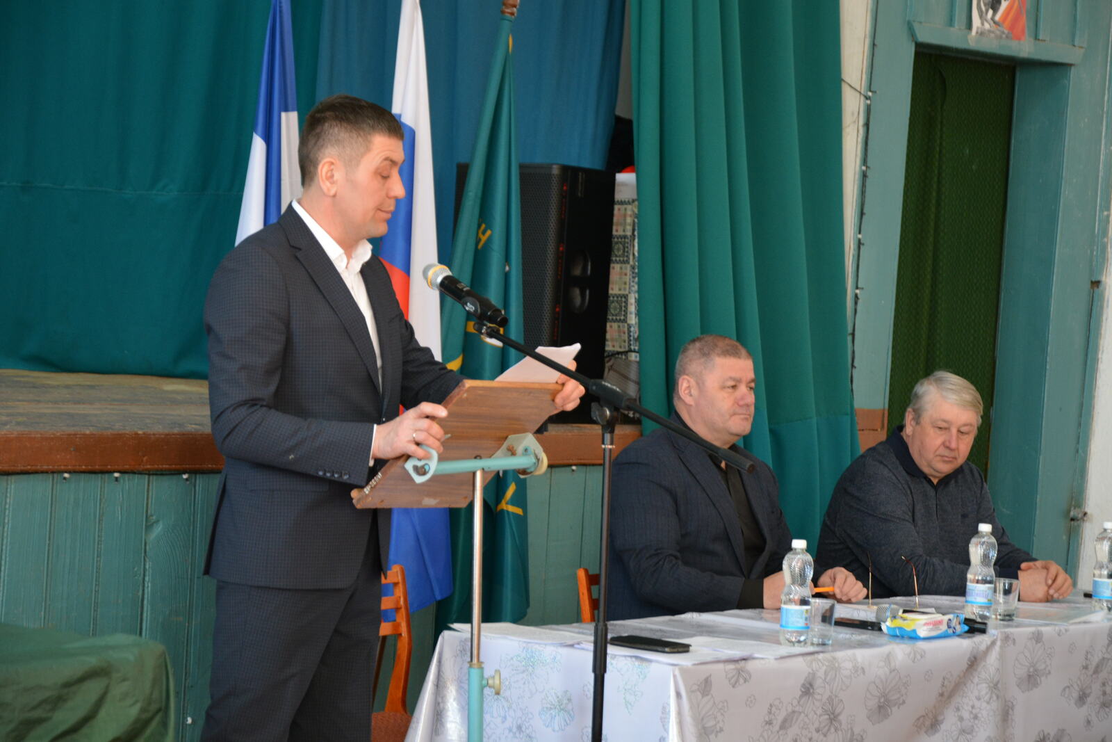 Чалкак авыл биләмәсендә отчет җыелышы үтте