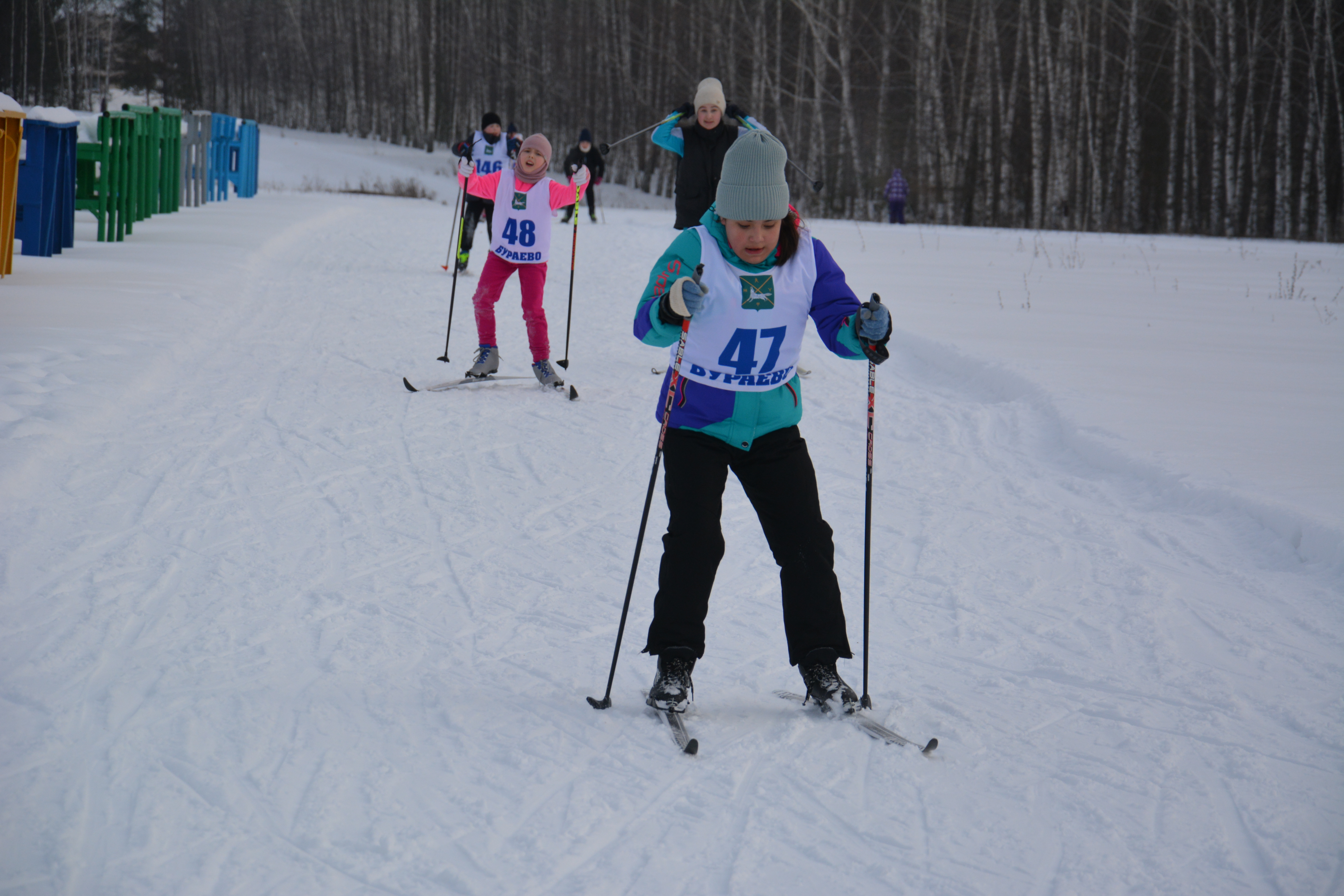 Школьники Бураевского района сдали нормы ГТО по бегу на лыжах