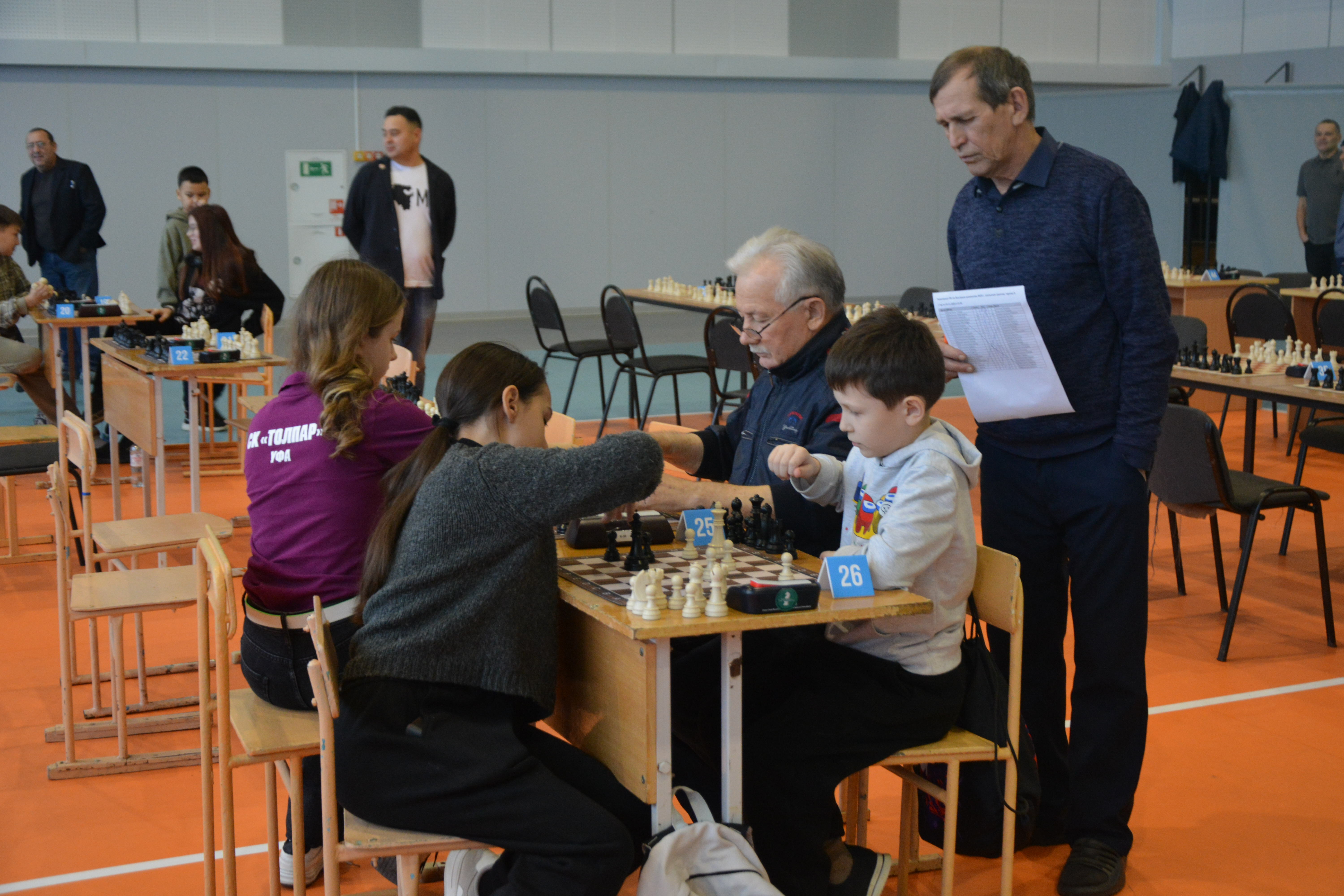 В Бураево начался второй день Чемпионата по шахматам