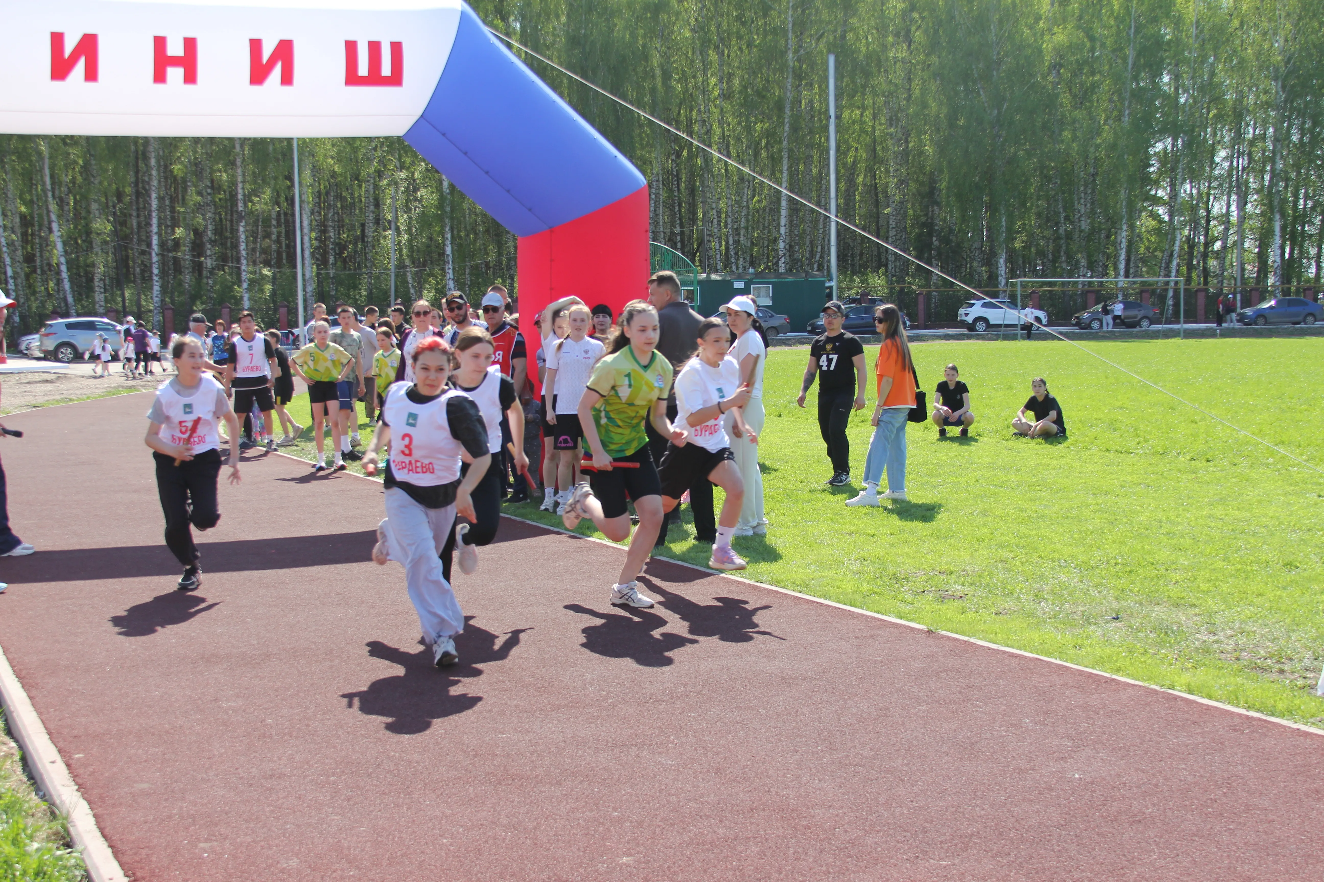 В Бураево состоялась легкоатлетическая эстафета