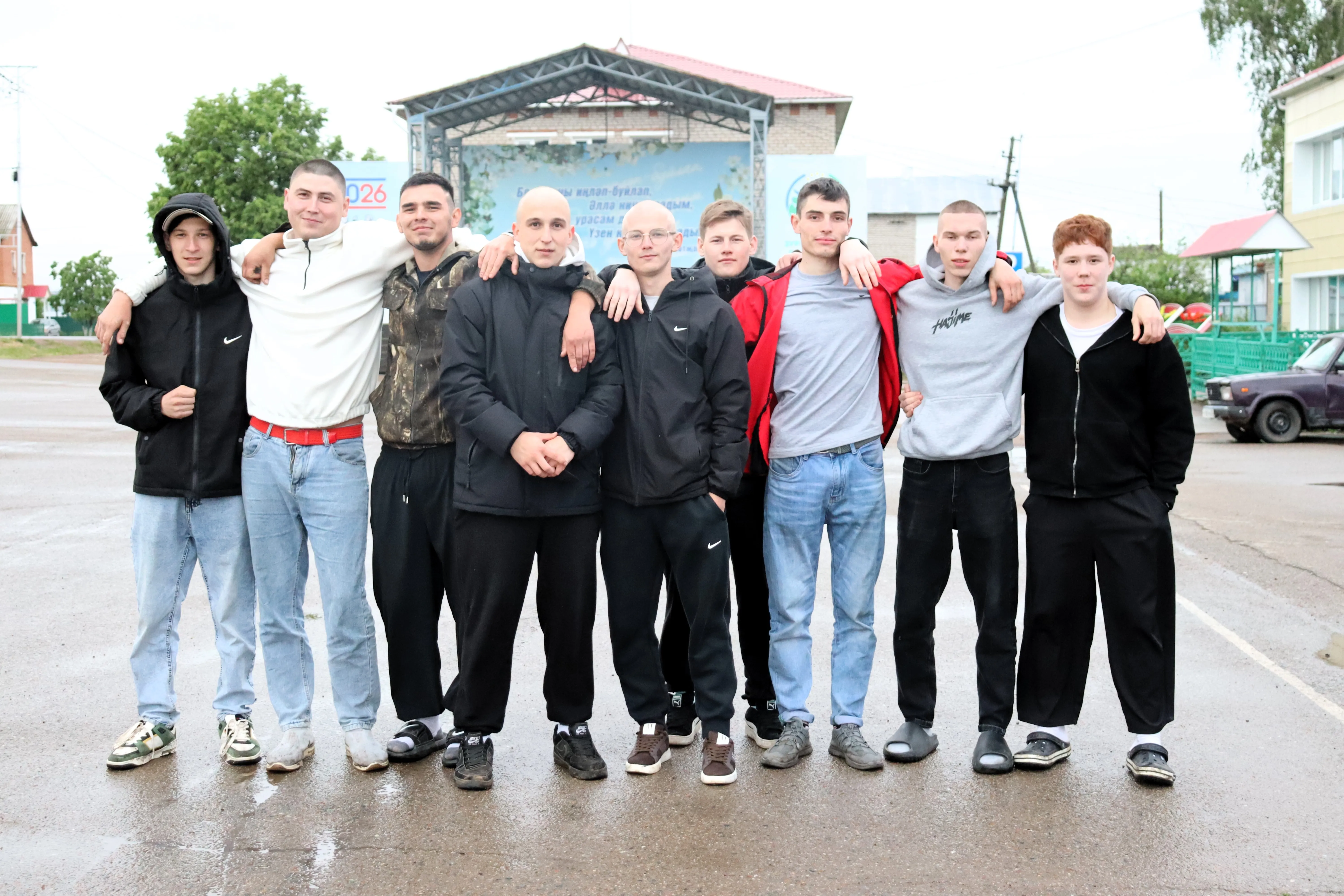 В Бураево состоялись проводы