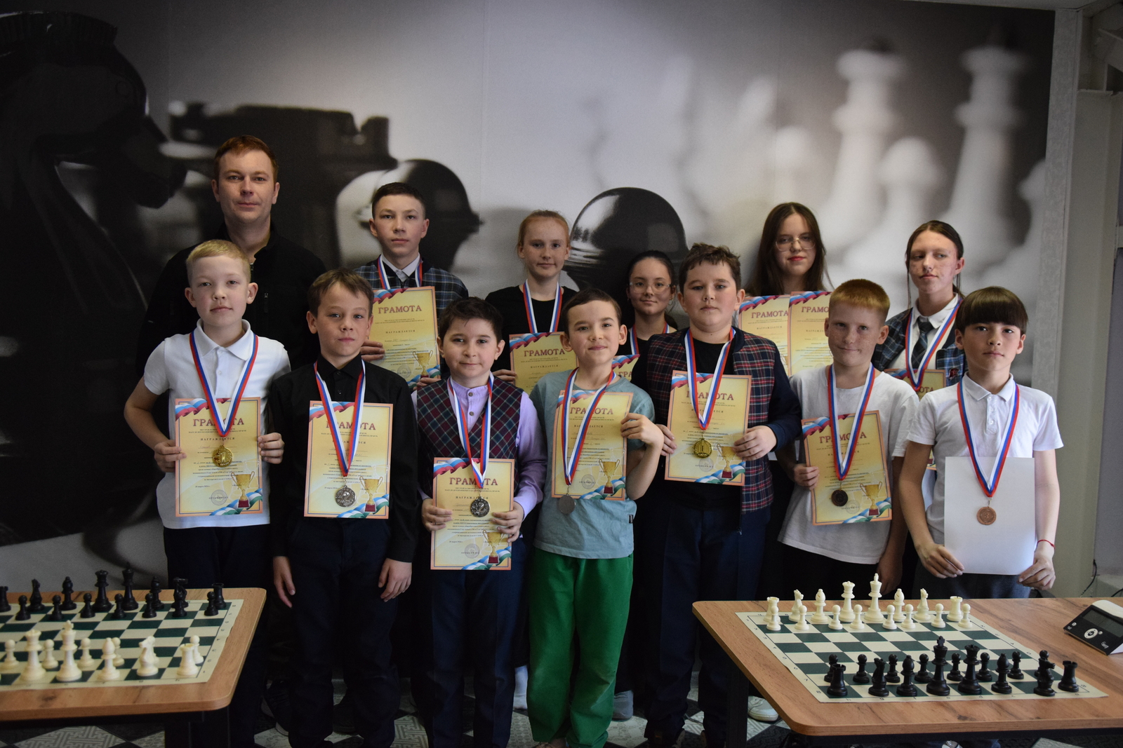 В Бураево состоялся II этап соревнований по шахматам в зачет XXVI Спартакиады школьников