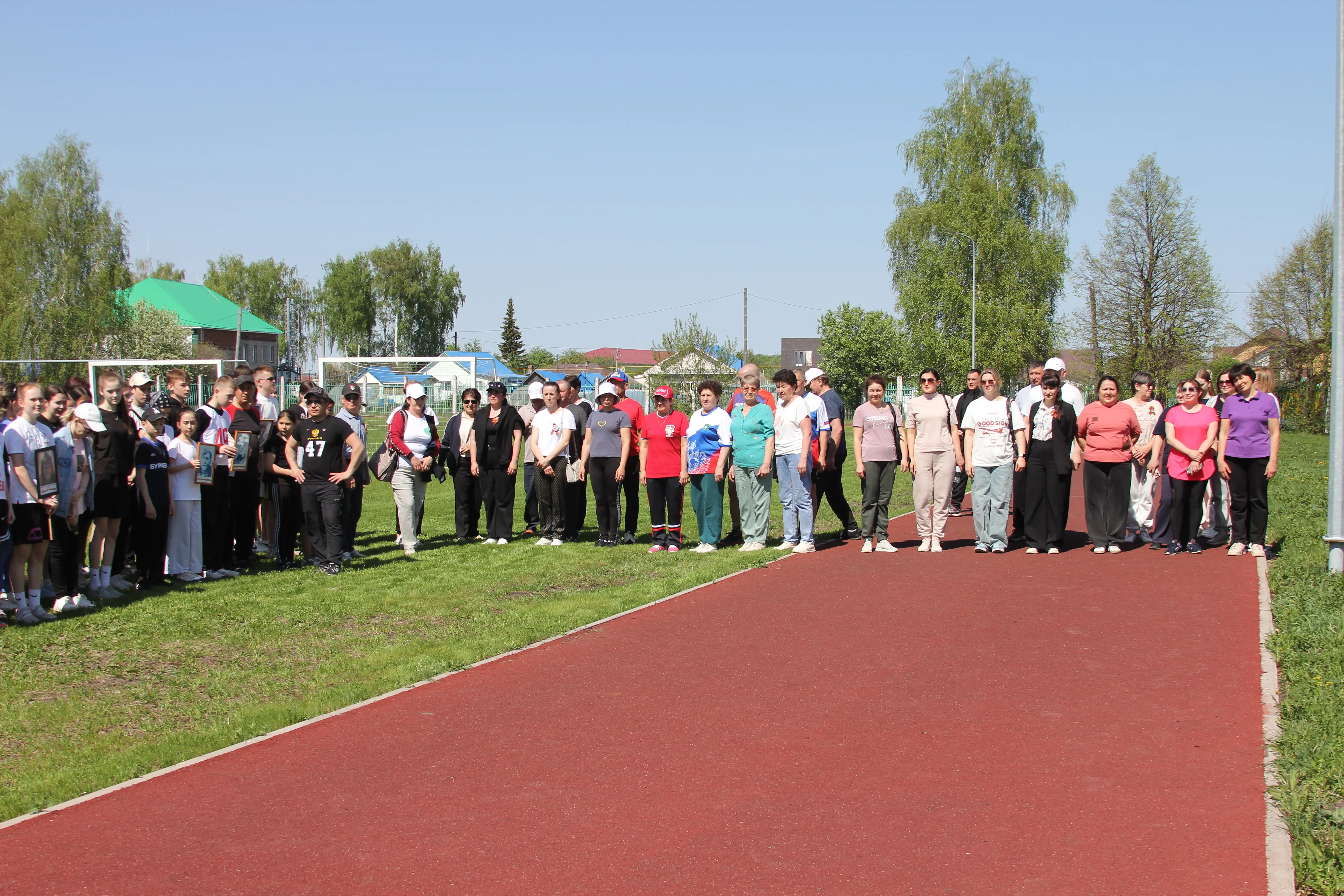 В Бураево состоялась легкоатлетическая эстафета